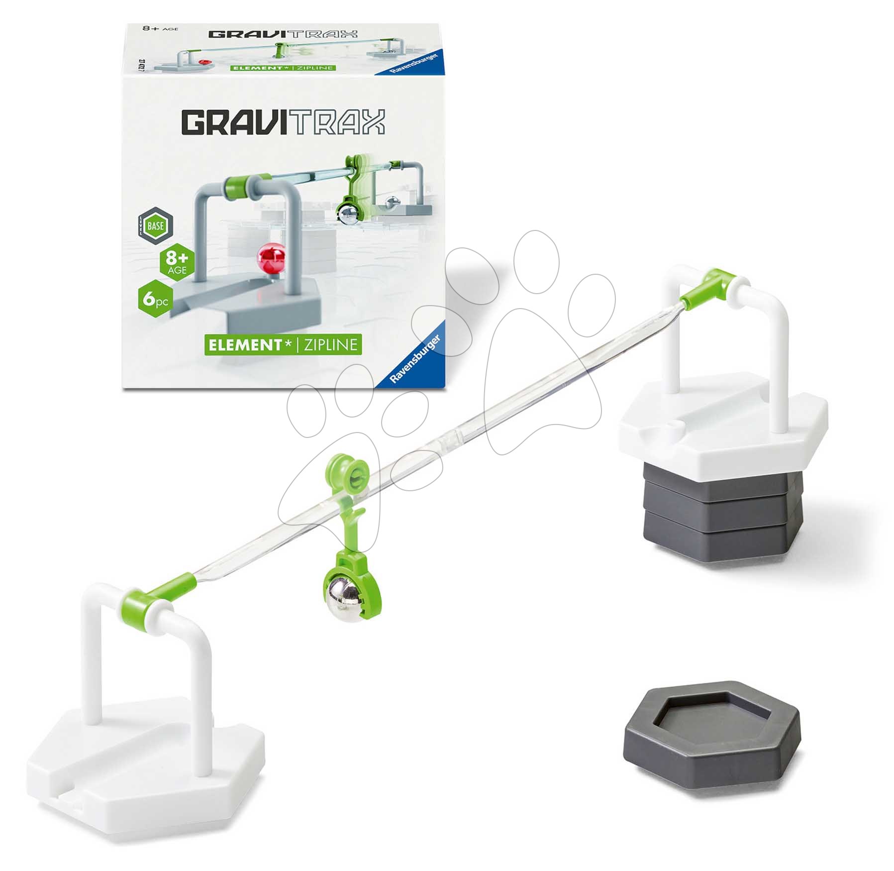Haba 1176 Pista A Impulsi - Accessorio Per Pista Delle Biglie, Con Rampe E Biglie, Certificato Spiel Gut