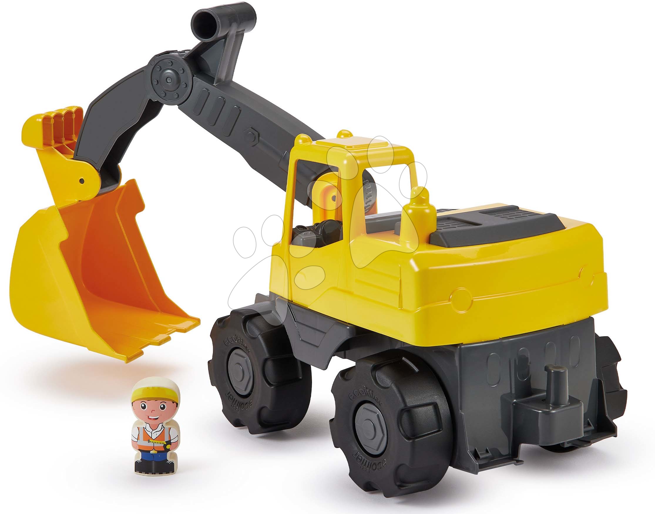 Pracovné auto bager do piesku Sand Play Digger Truck Écoiffier s pohyblivým ramenom od 18 mes