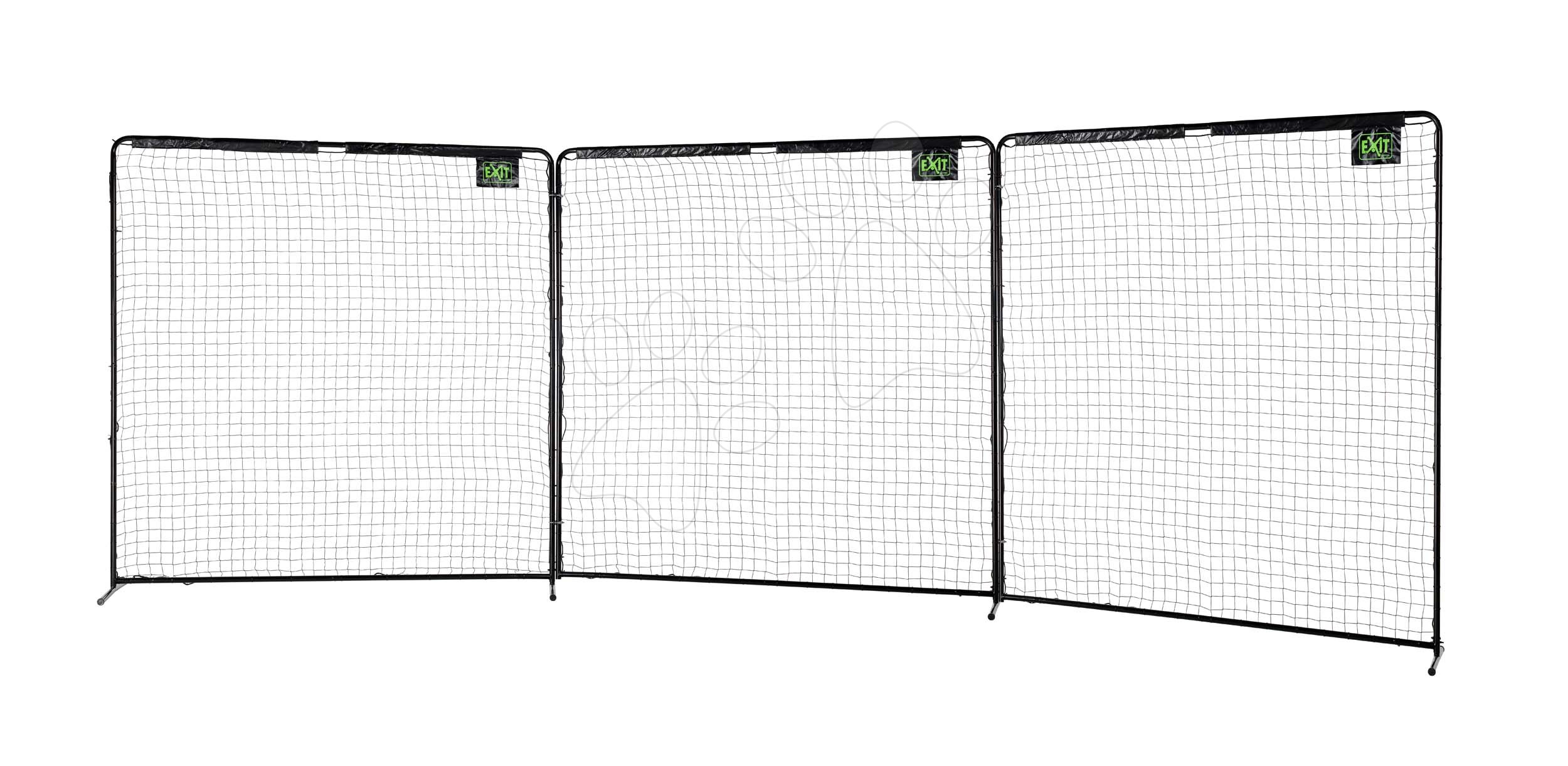 Labdafogó háló Backstop sport net 900 Exit Toys acél keret 300*900 cm