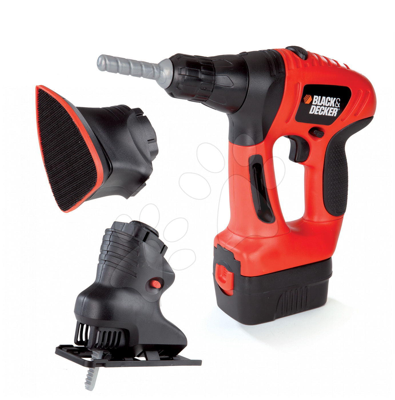 Smoby többfunkciós munkaeszköz Black&Decker Quatro szett 500167 piros-fekete