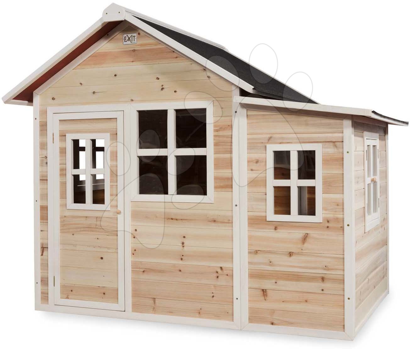 Házikó cédrusból Loft 150 Natural Exit Toys tágas vízhatlan tetővel natúr Házikó cédrusból Loft 150 Natural Exit Toys tágas vízhatlan tetővel natúr