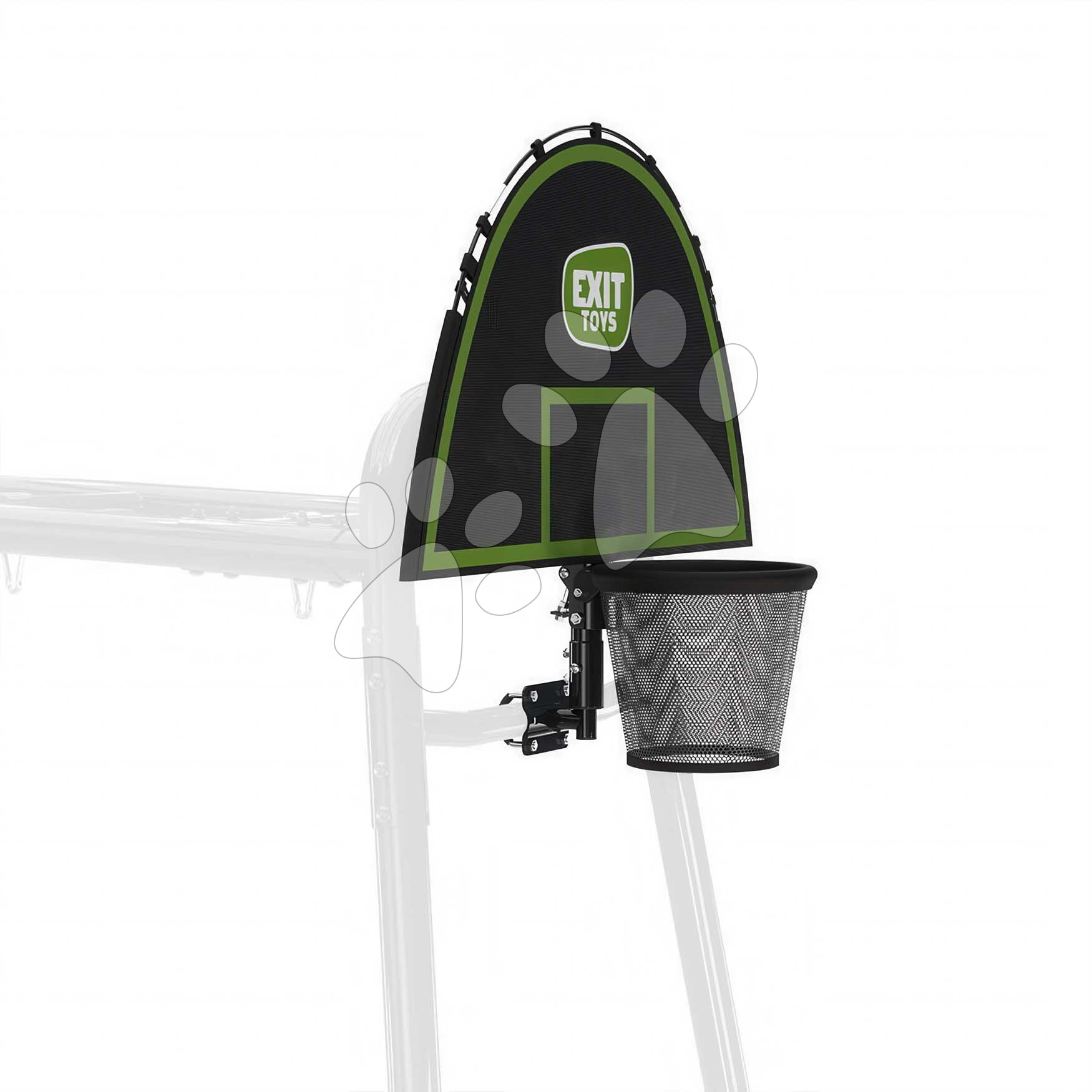 Basketbalový kôš s doskou Mini Basketball Hoop Exit Toys s penovou a nafukovacou loptou do interiéru a exteriéru