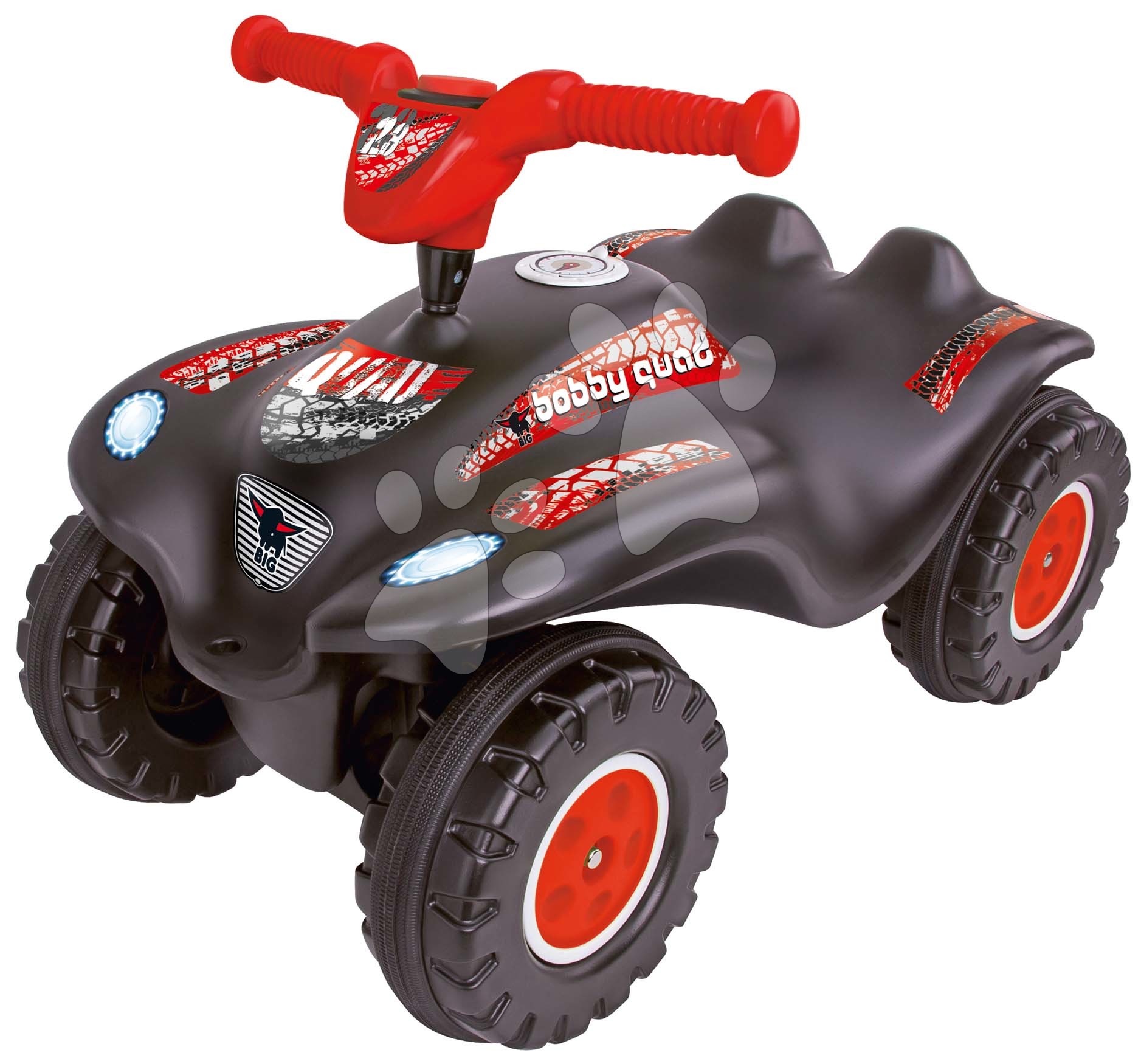 Bébitaxi négykerekű Quad Racing Red BIG piros 3 évtől