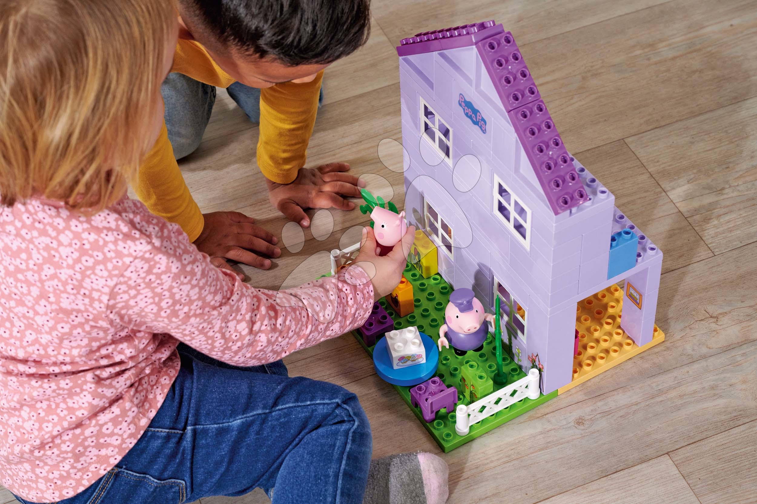 Lego Peppa Pig Construção da Casa Peppa Pig Pig's House Big Blocks