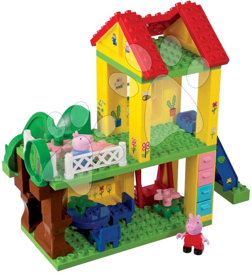 Lisciani Peppa Pig Zainetto Costruzioni Baby 36 Pezzi, Mattoncini E Personaggi Sagomati, 82674