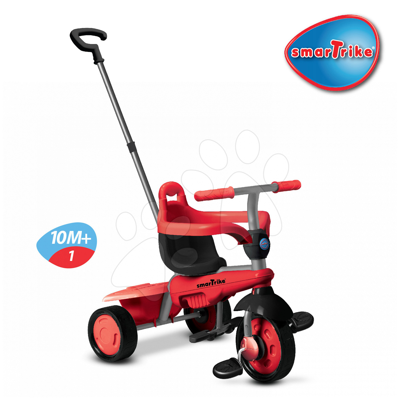 smarTrike tříkolka Breeze Touch Steering 6090500 červenočerná