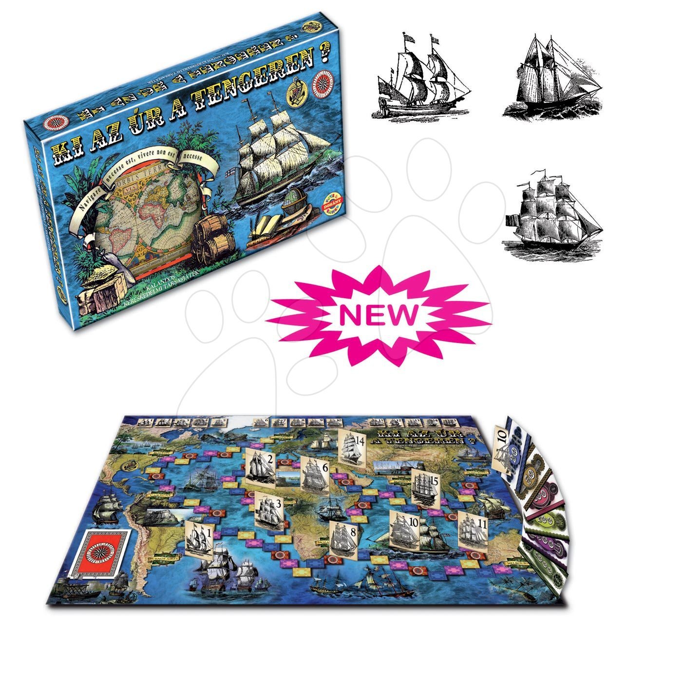 Gioco da tavolo bambini Marinai Pirati