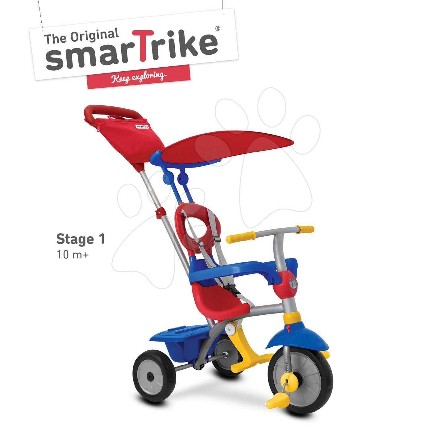 smarTrike tricikli Zip Plus 4in1 Touch Steering Eva kerekekkel 6180511