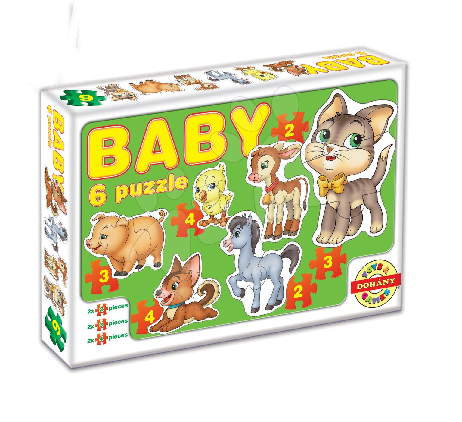 Dohány Baby puzzle kisállatok 635-6