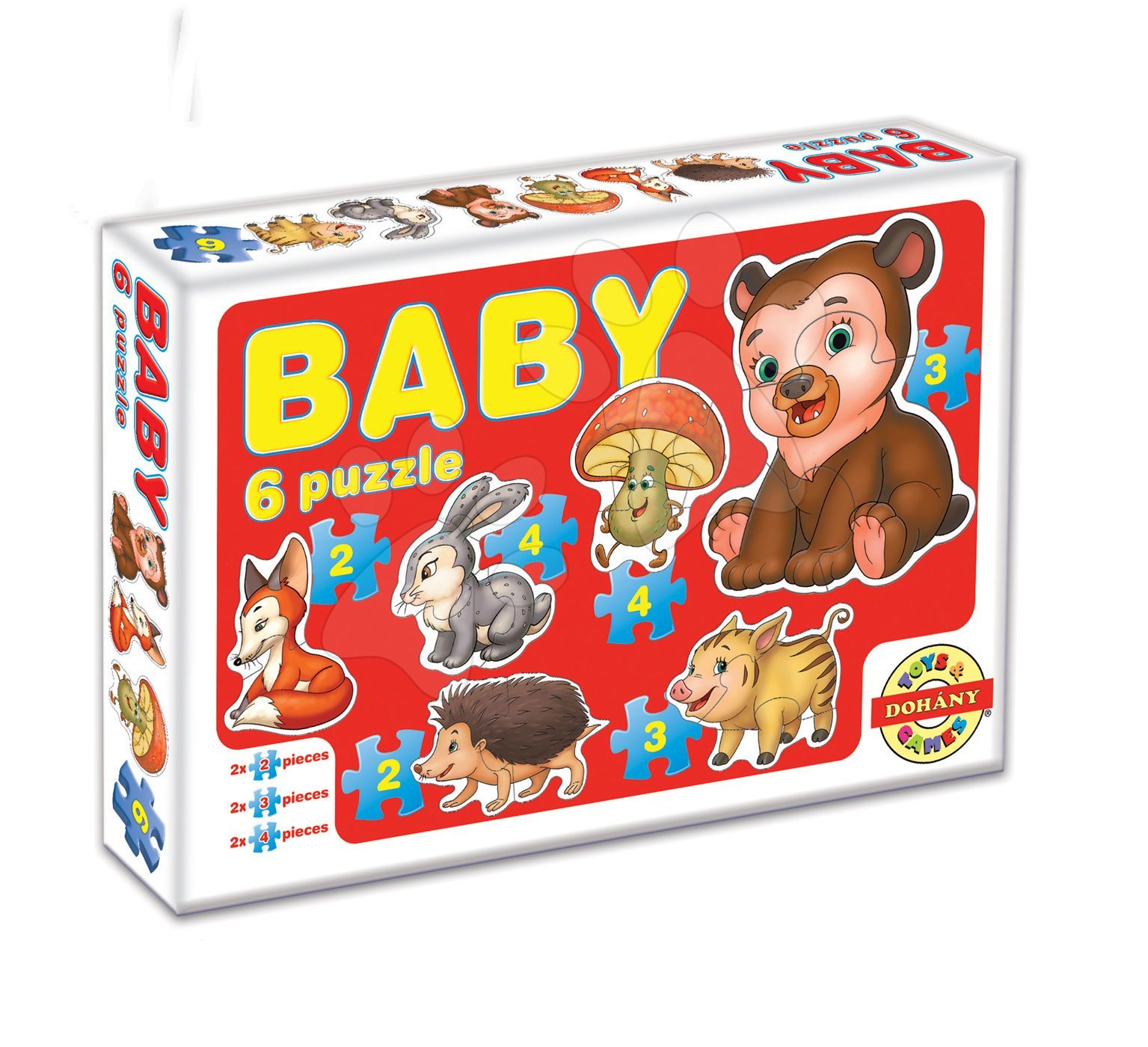 Dohány puzzle Baby zvířátka z lesa 635-3