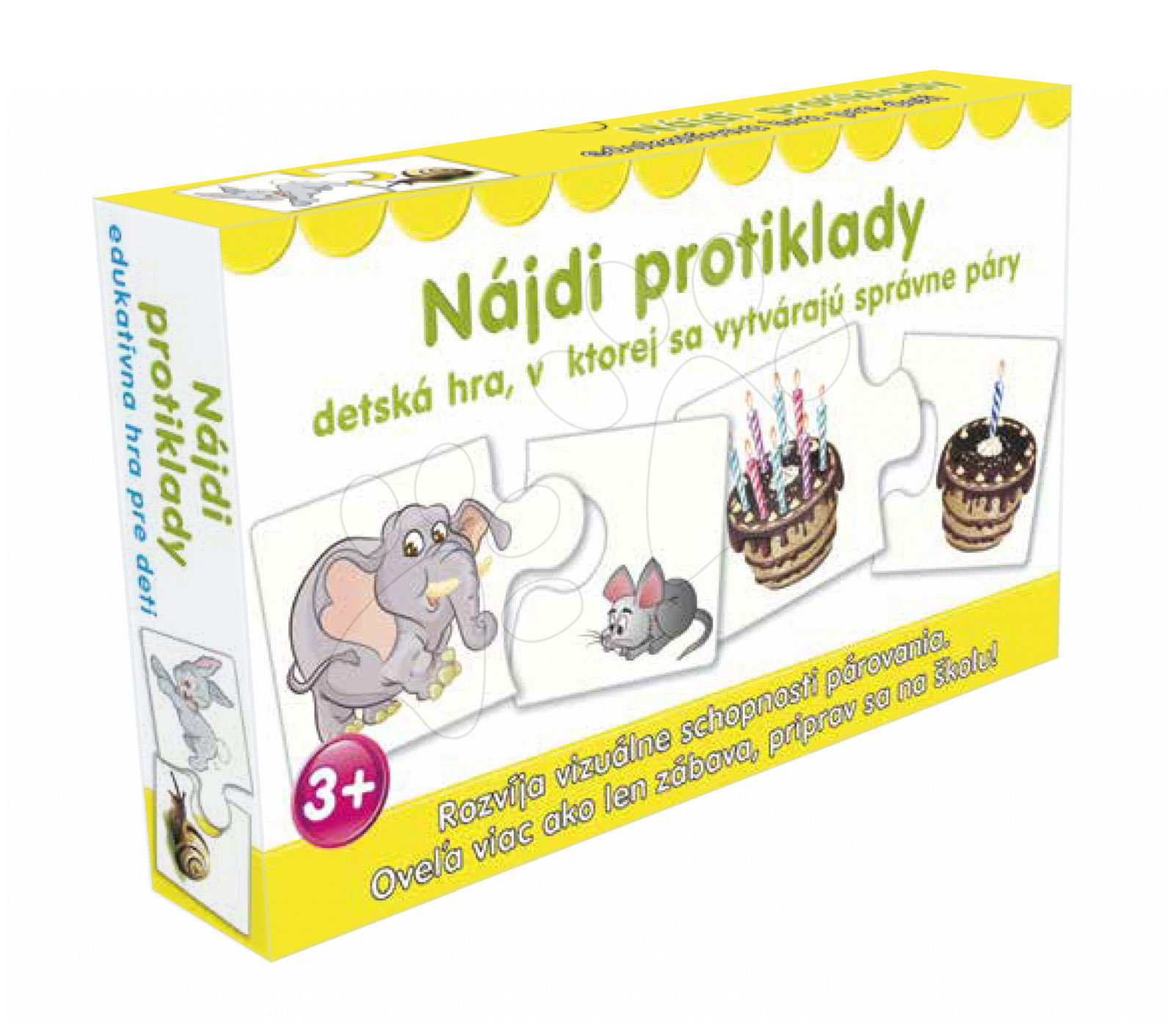 E-shop Dohány náučná detská spoločenská hra Nájdi protiklady 645-02