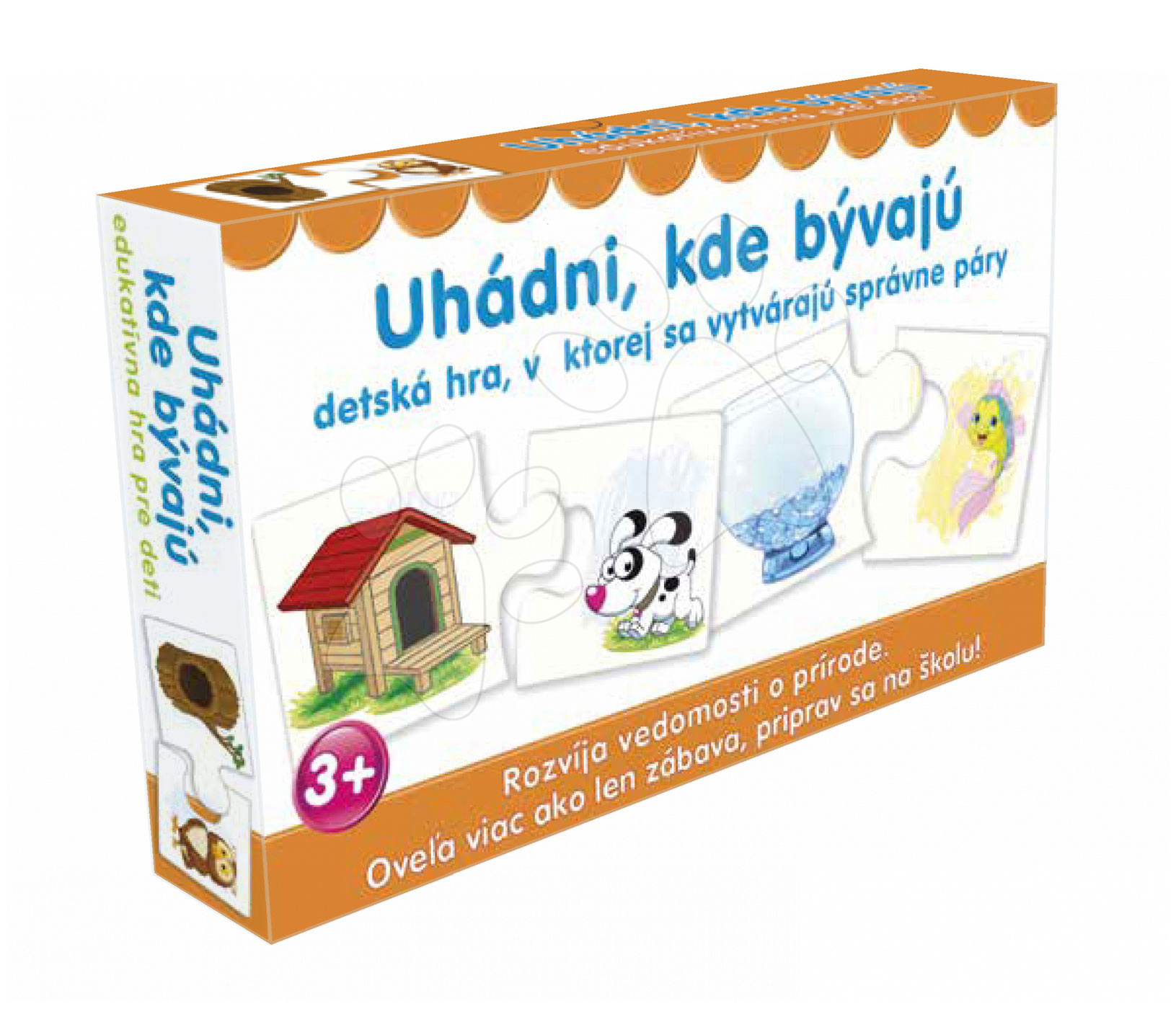 E-shop Dohány detská spoločenská hra Uhádni, kde bývajú 645-03