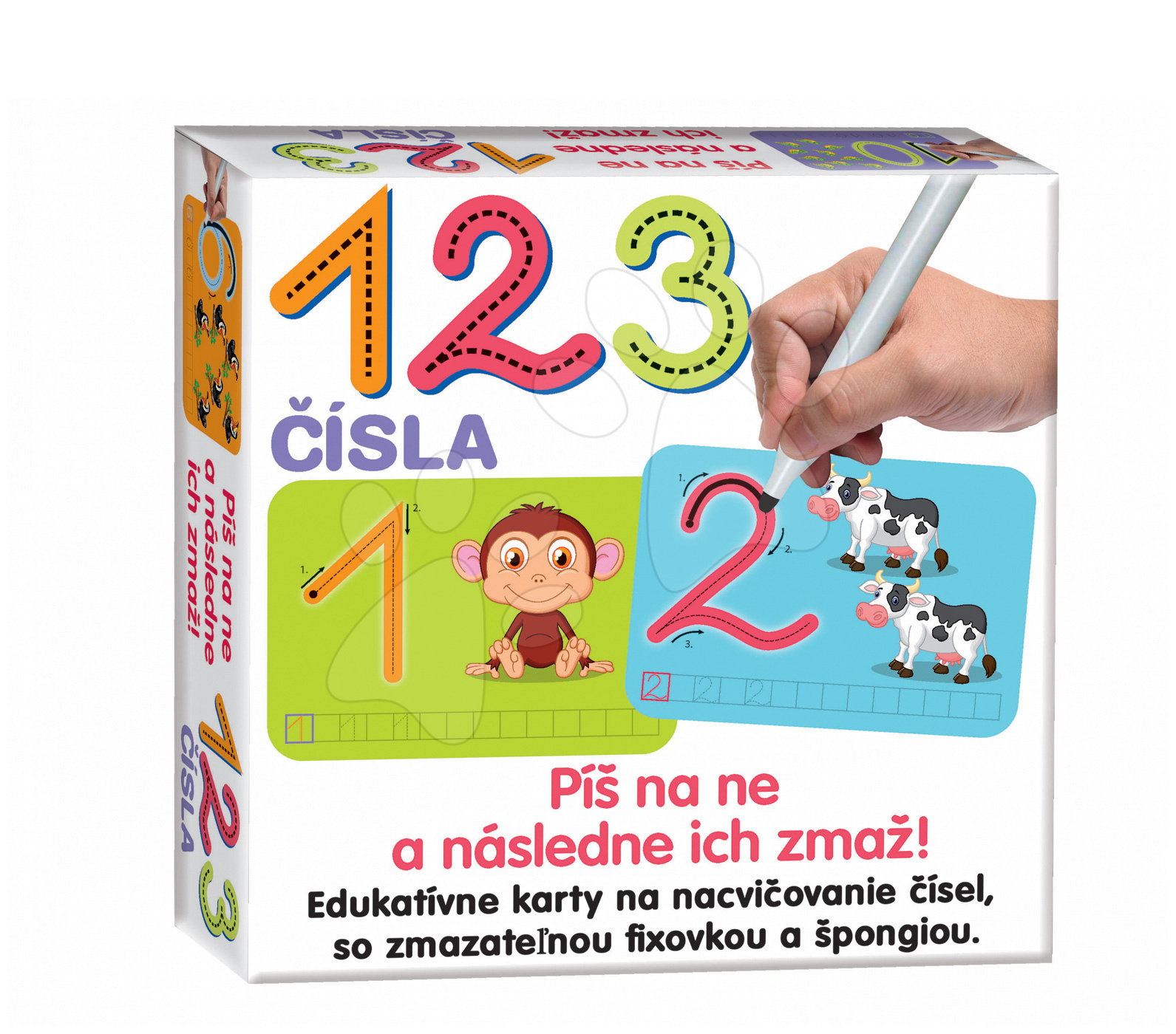 E-shop Náučná hra Čísla 123 Dohány od 3 rokov