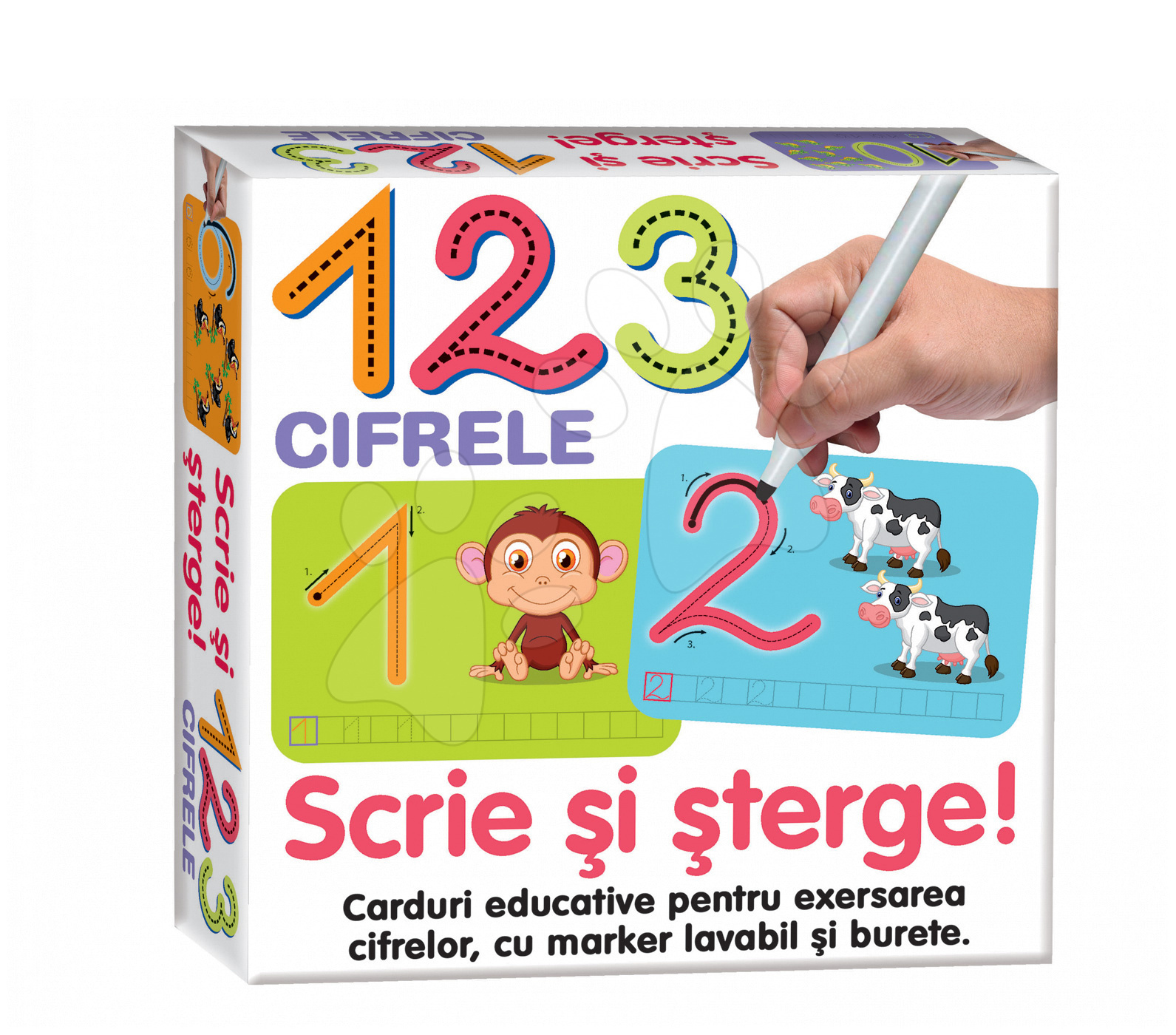 Náučná hra Čísla 123 Dohány rumunská verzia od 3 rokov