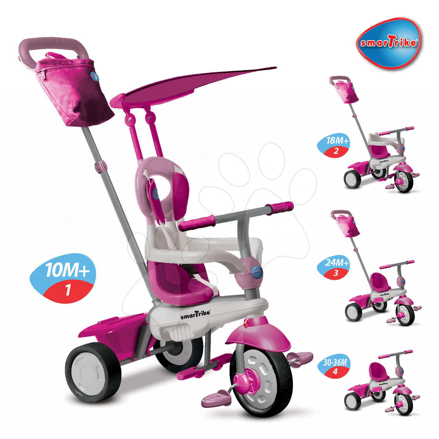 SMART TRIKE 6701200 trojkolka Joy TouchSteering so slne n ko