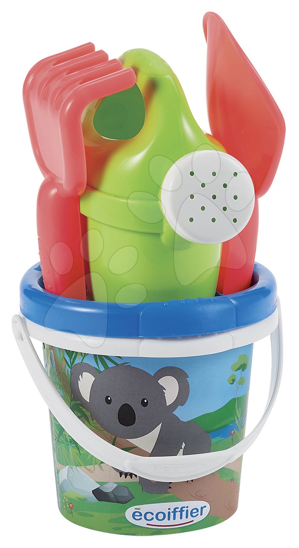 Kbelík set 12 cm Koala Écoiffier s IML potiskem a konvičkou od 18 měsíců