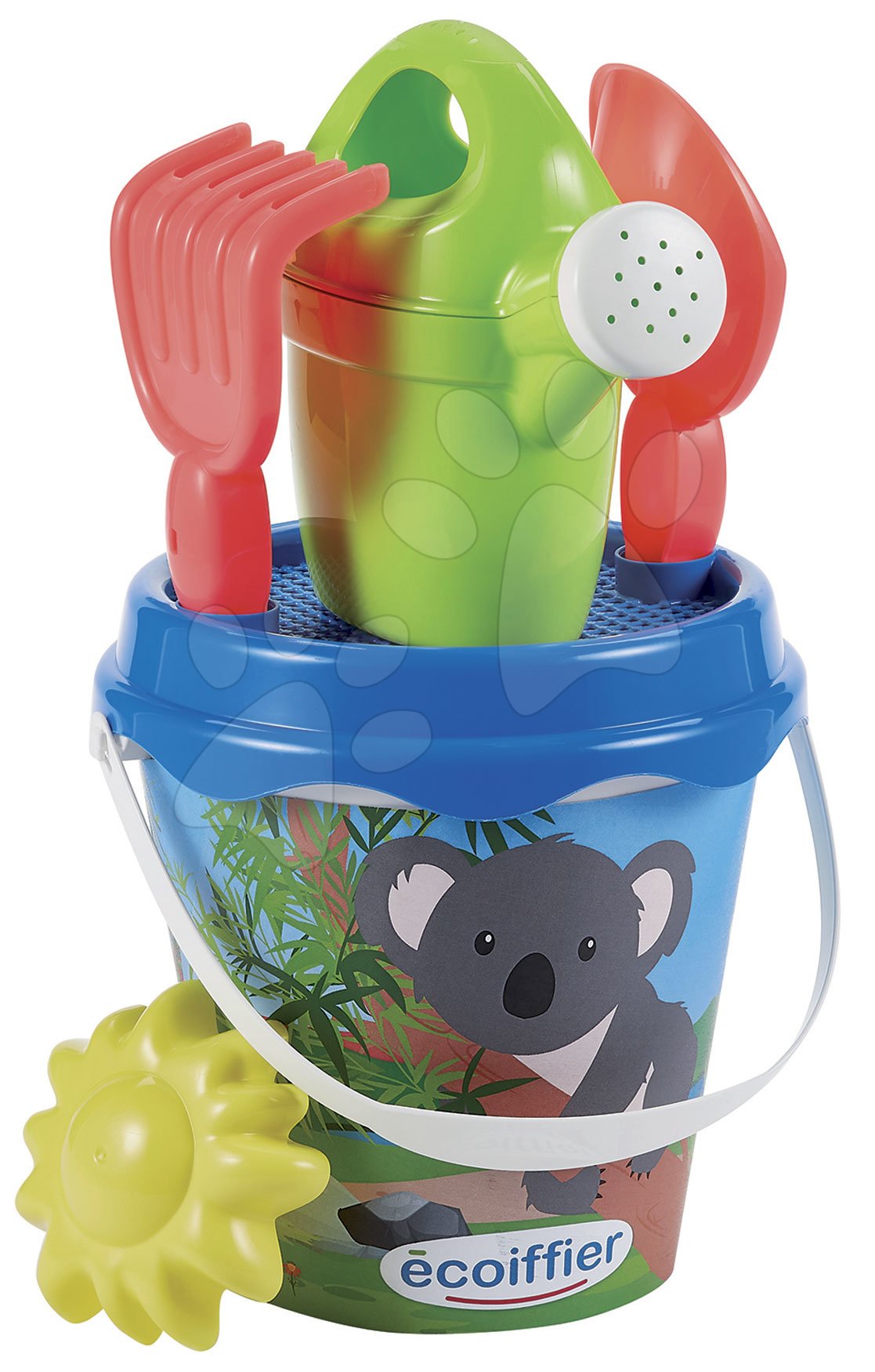 Vedro set 17 cm Koala Écoiffier s IML potlačou a krhličkou od 18 mes