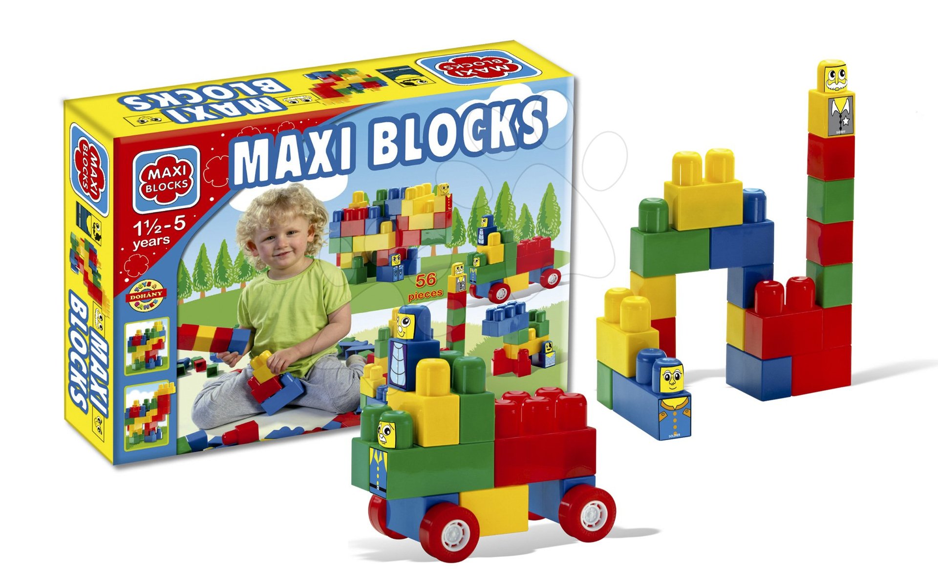 Dohány gyerek építőjáték Maxi Blocks 678