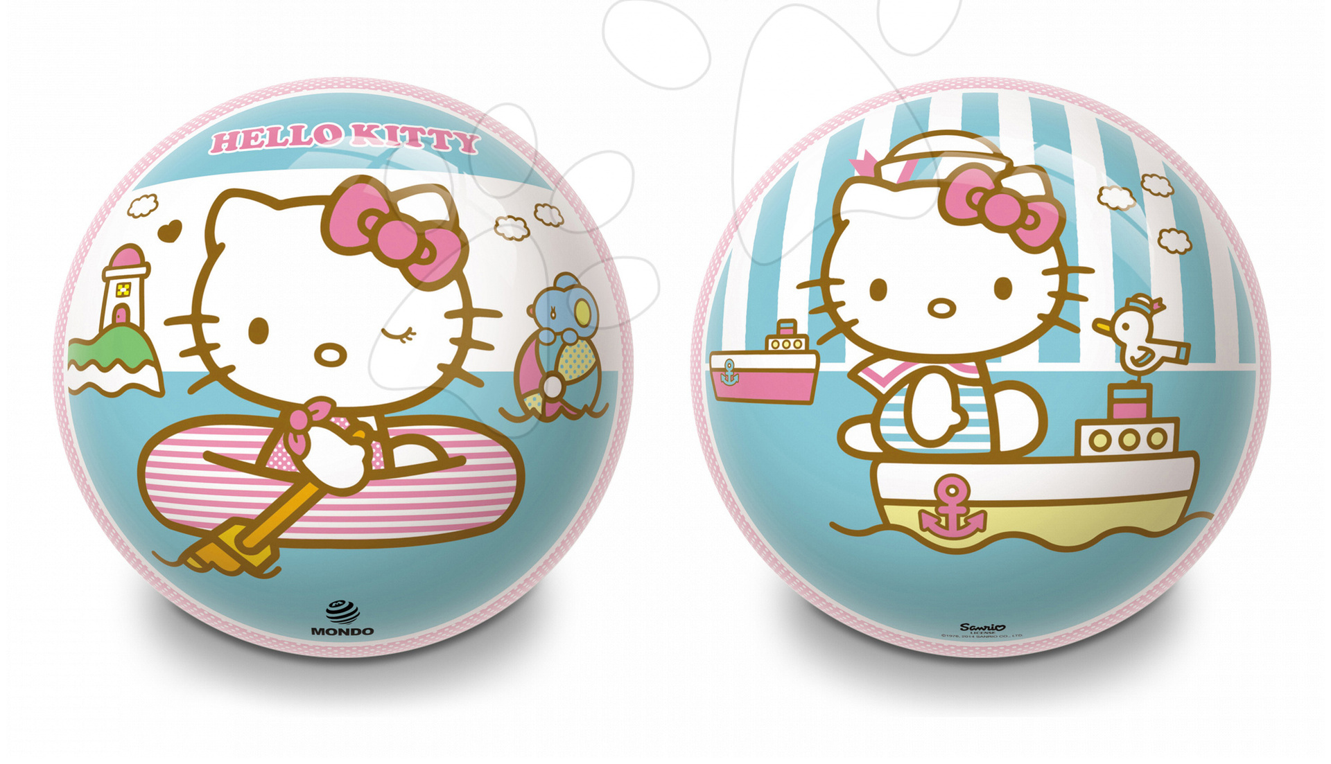 Rozprávkové lopty - Lopta Hello Kitty Mondo gumená 14 cm