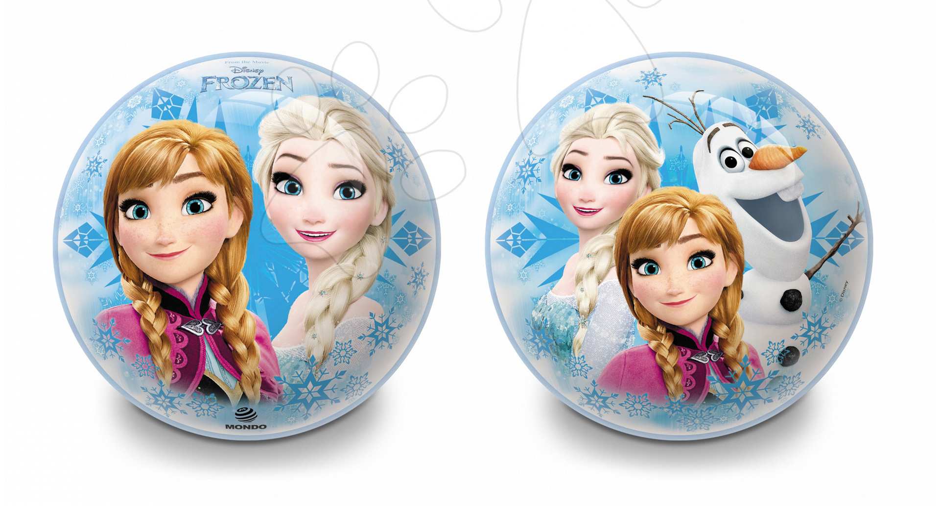 Rozprávkové lopty - Rozprávková lopta Frozen Mondo gumená 23 cm