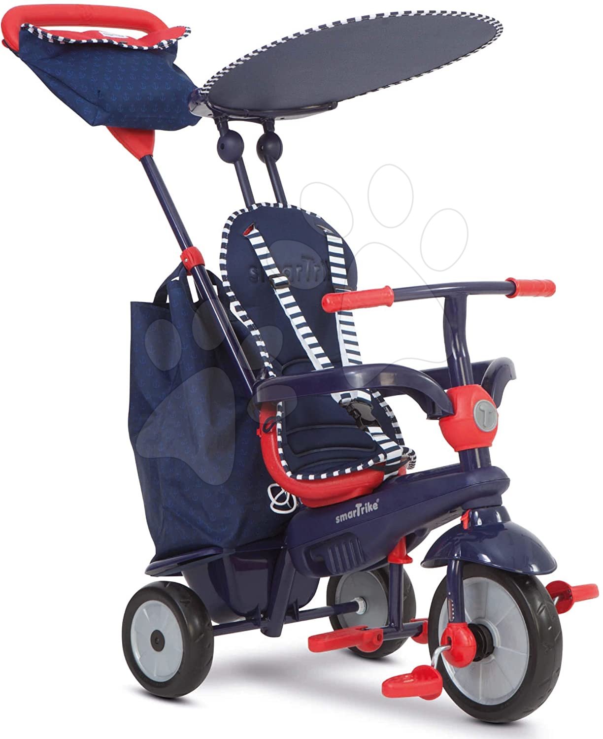 Tricikli smarTrike Shine 4in1 Touch Steering 6402502 kék-piros