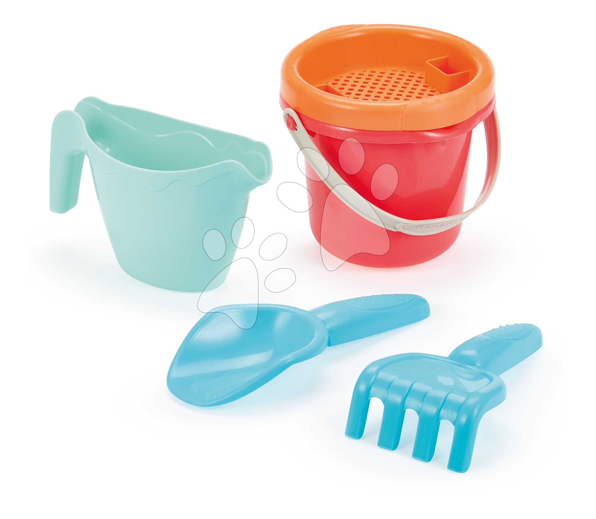 Vedro set Junior Bucket Summer Écoiffier výška 15 cm s krhličkou 5 dielov od 18 mes