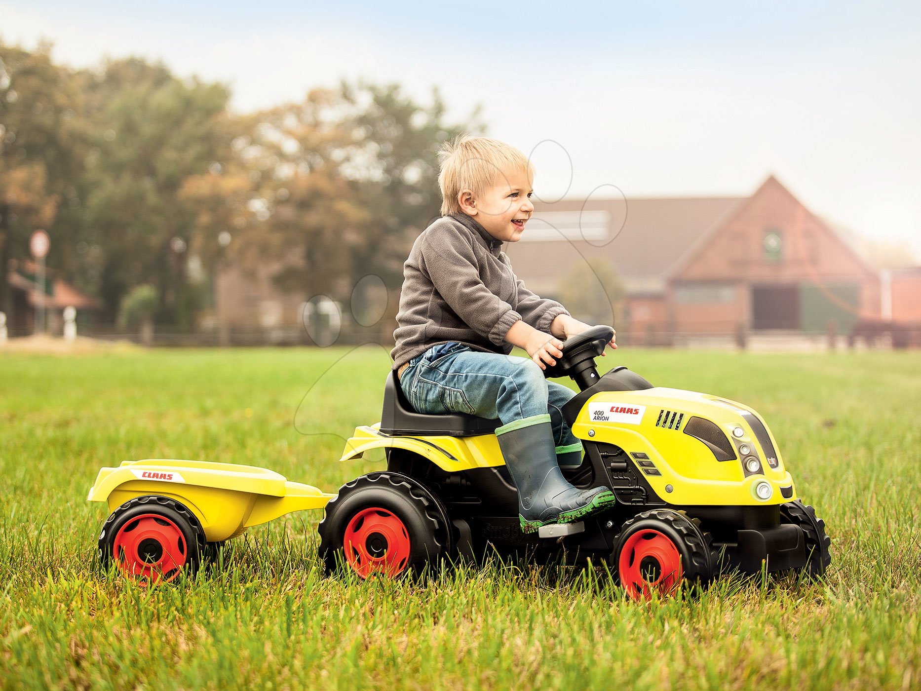 Traktor für Kinder Smoby Claas XL grün