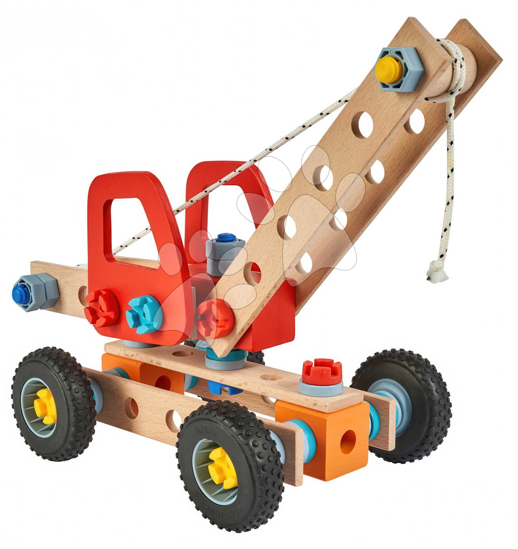 FA ÉPÍTŐJÁTÉK DARU CONSTRUCT CRANE VEHICLE EICHHORN 1 MODELL 73 DRB 4 ÉVTŐL