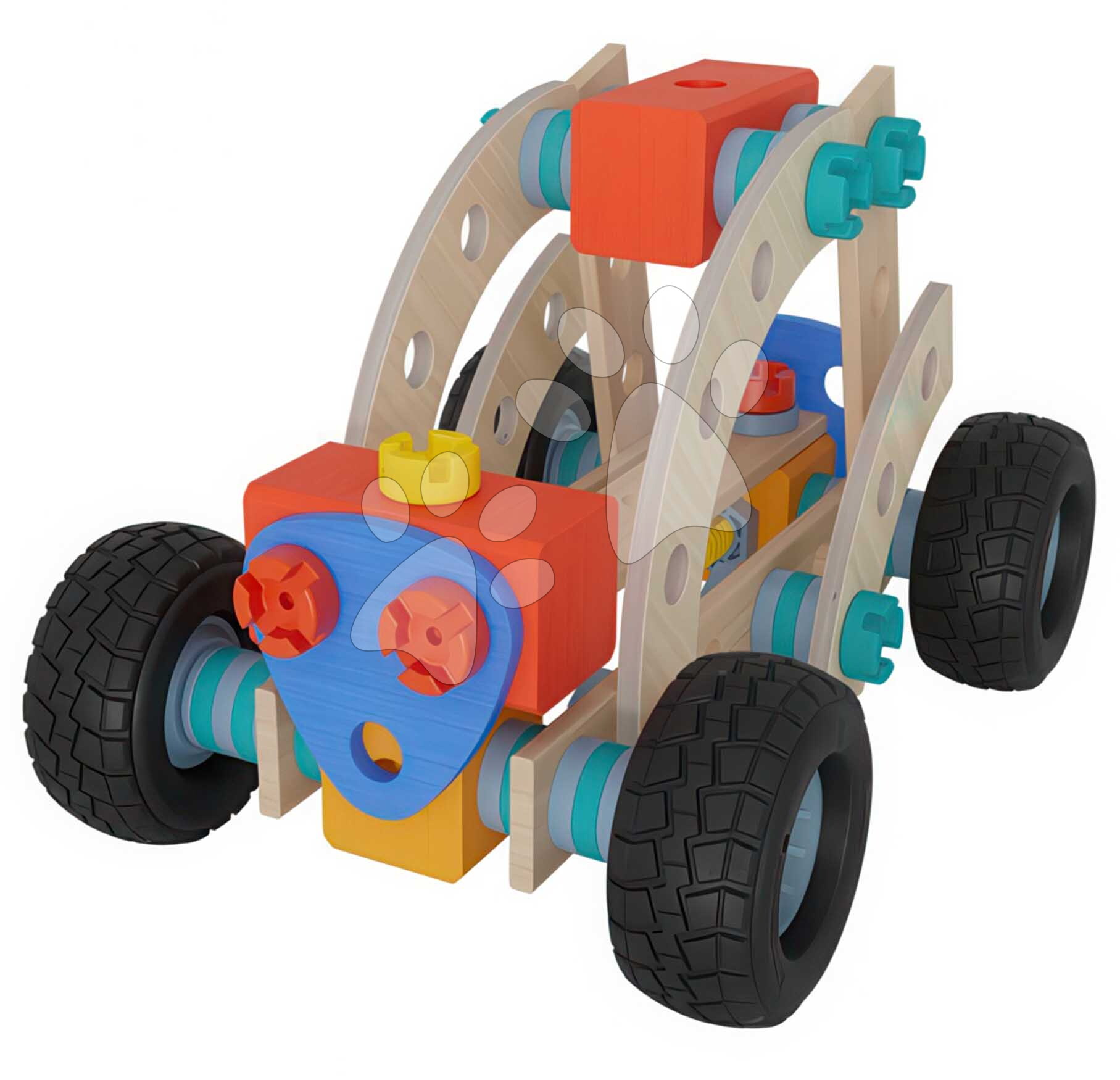 Fa építőjáték négykerekű Construct Buggy Eichhorn 1 modell 84 drb 4 évtől Fa építőjáték négykerekű Construct Buggy Eichhorn 1 modell 84 drb 4 évtől