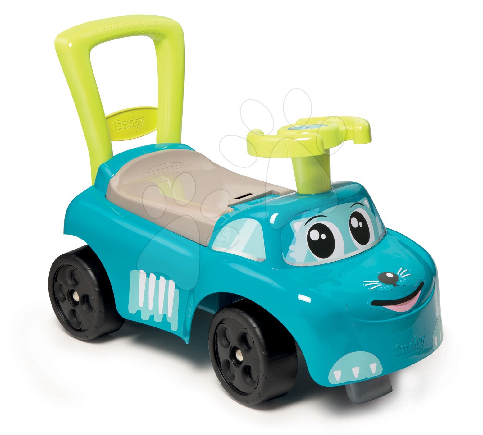 Smoby bébitaxi és járássegítő Auto Blue Ride-on 2in1 kék 720519