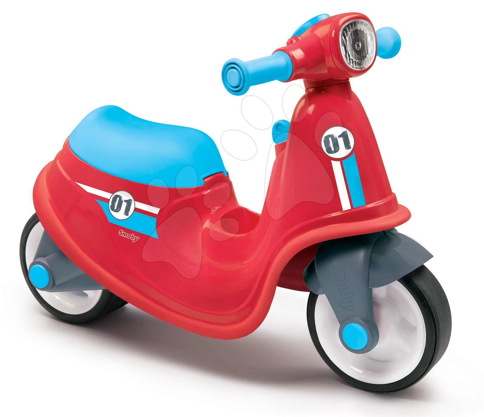 Smoby bébitaxi robogó reflektorral Scooter Red piros 721003