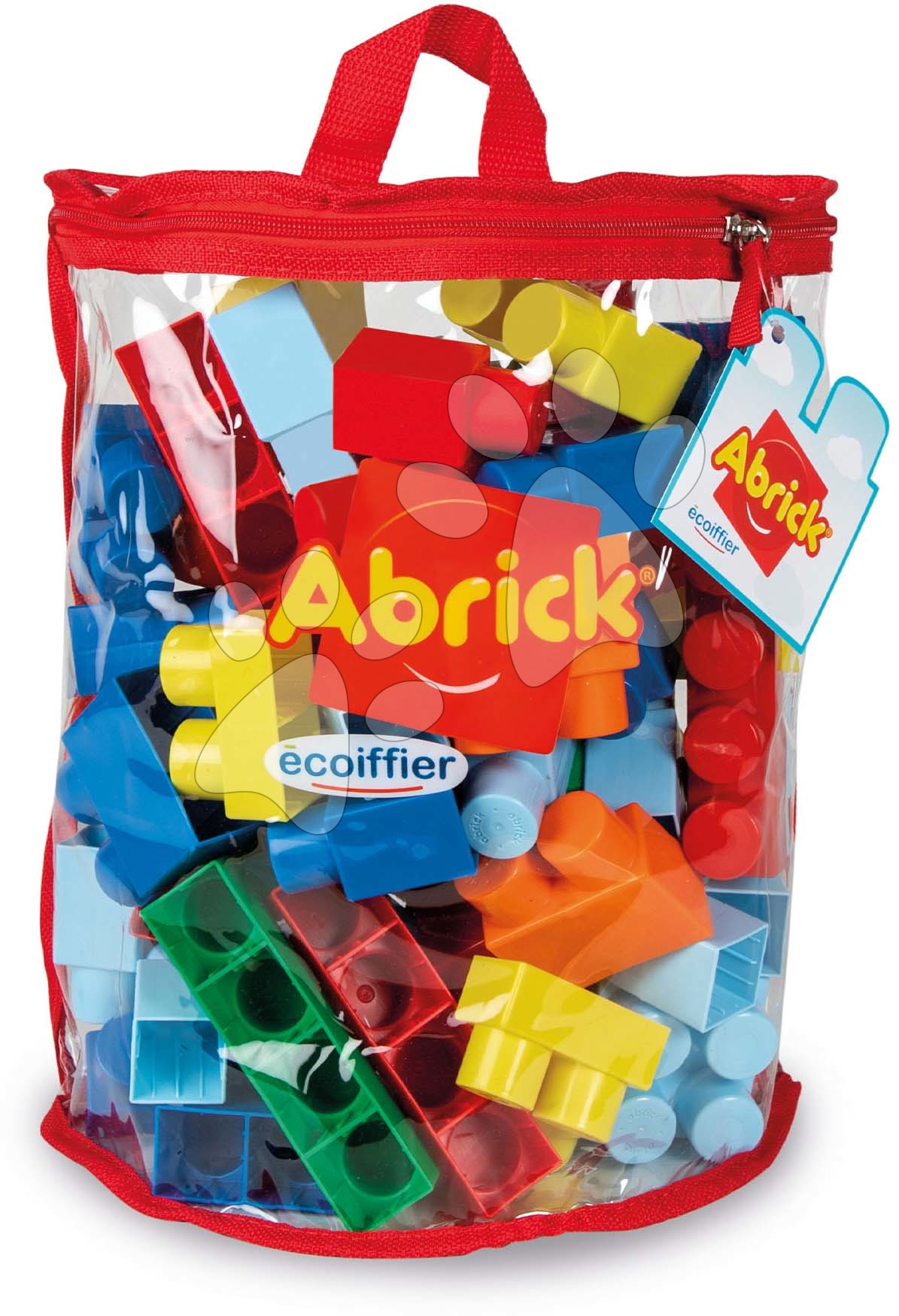 Slagalice za najmanje - Kocke u torbi Abrick Les Maxi Écoiffier 60 kom velikih kocaka od 12 mjes