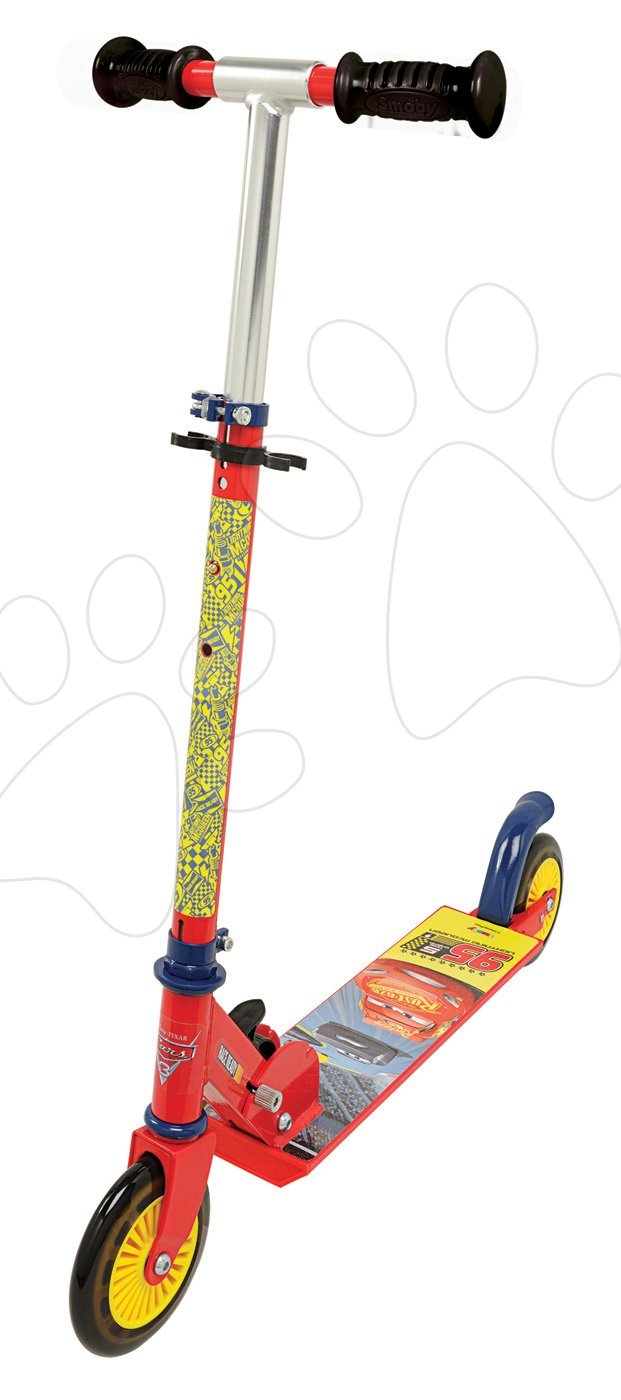 Smoby gyermek kétkerekű roller Verdák összecsukható fékkel és magasságilag állítható kormánnyal 750344