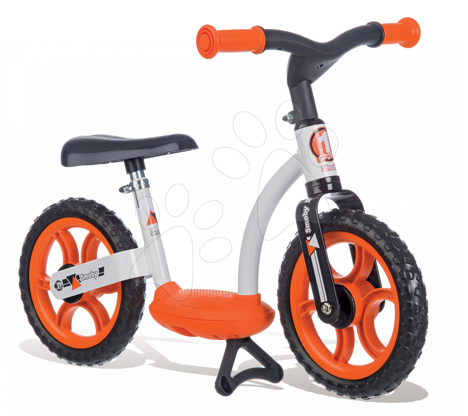 Smoby tanulóbicikli Learning Bike 770103 fekete-narancssárga