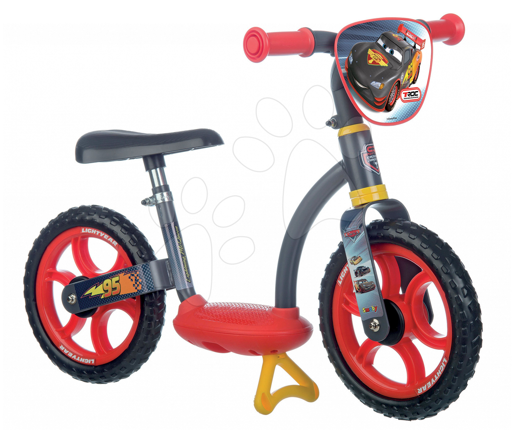 Smoby tanulóbicikli kisfiúknak Verdák Learning Bike 770104 piros