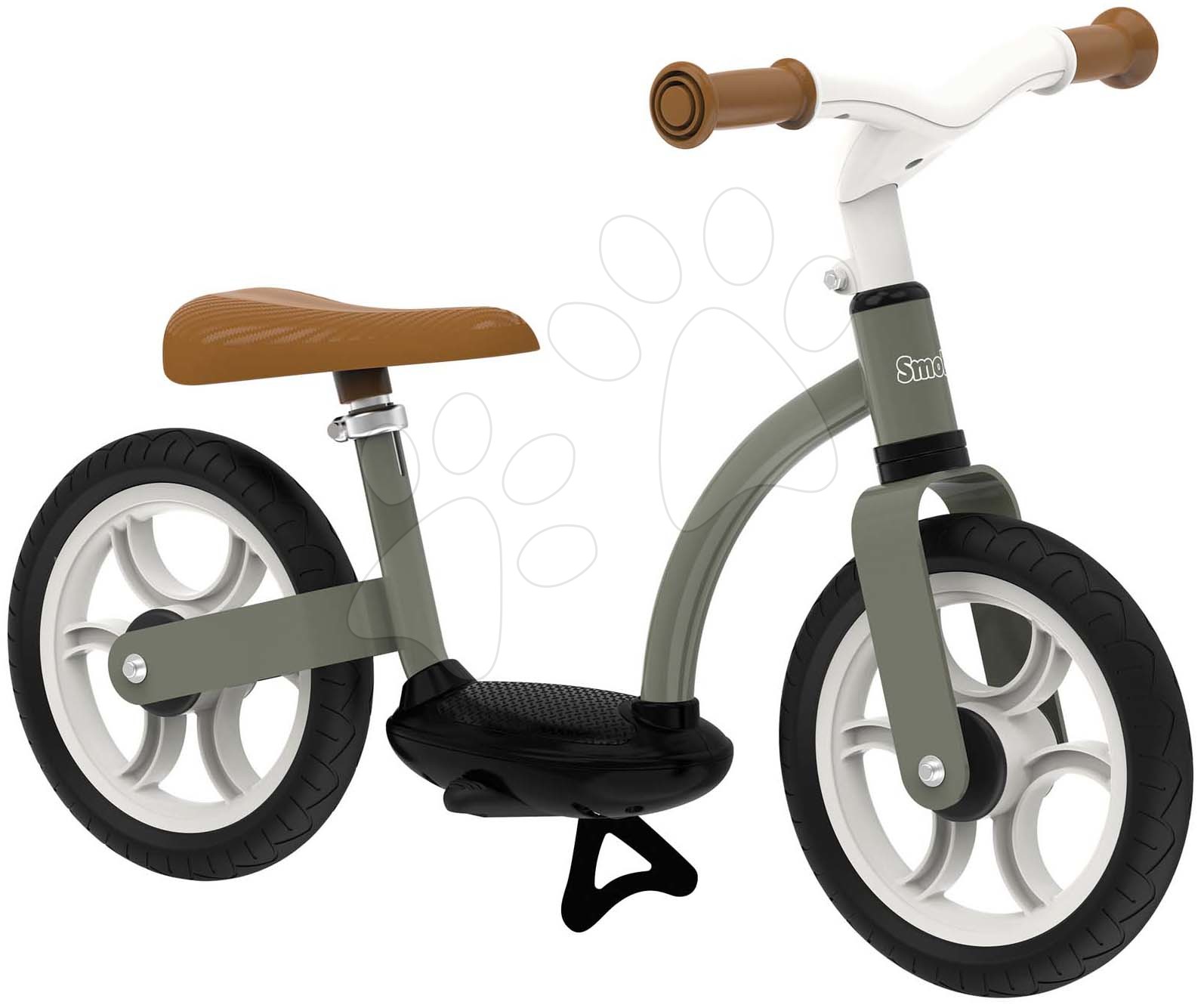 E-shop Balančné odrážadlo Balance Bike Comfort Smoby s ultraľahkou 2,7 kg kovovou konštrukciou a tichým chodom gumených kolies od 24 mes