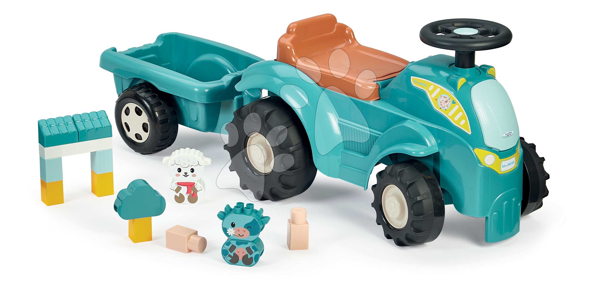 Eitech – Tracteur Avec Remorque à Construire Soi-même | Kit De Construction Métallique 190 Pièces | Jouet éducatif Dès 8 Ans