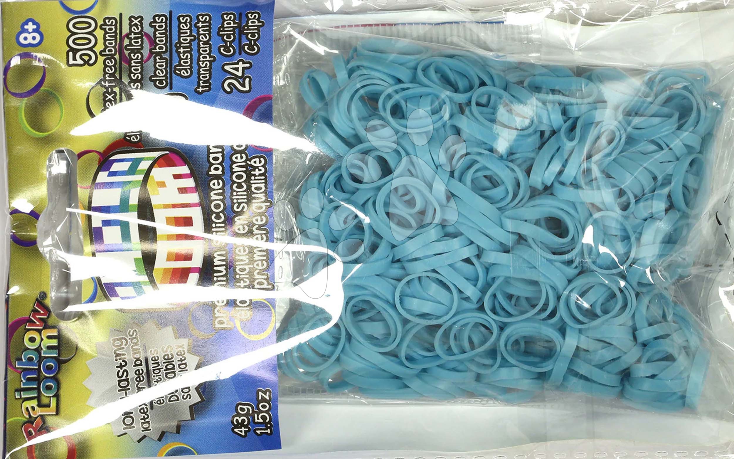 Gumičky Alpha Bands Rainbow Loom 500 ks tyrkysové od 6 rokov RL7979