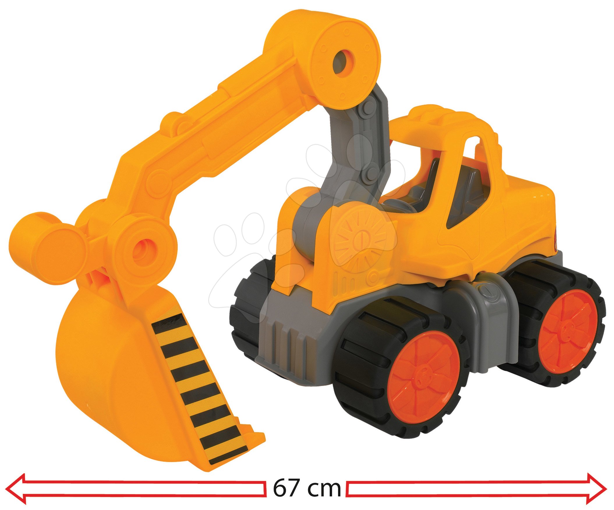 Markológép Digger Power Worker BIG munkagép 67 cm gumikerekekkel 2 éves kortól