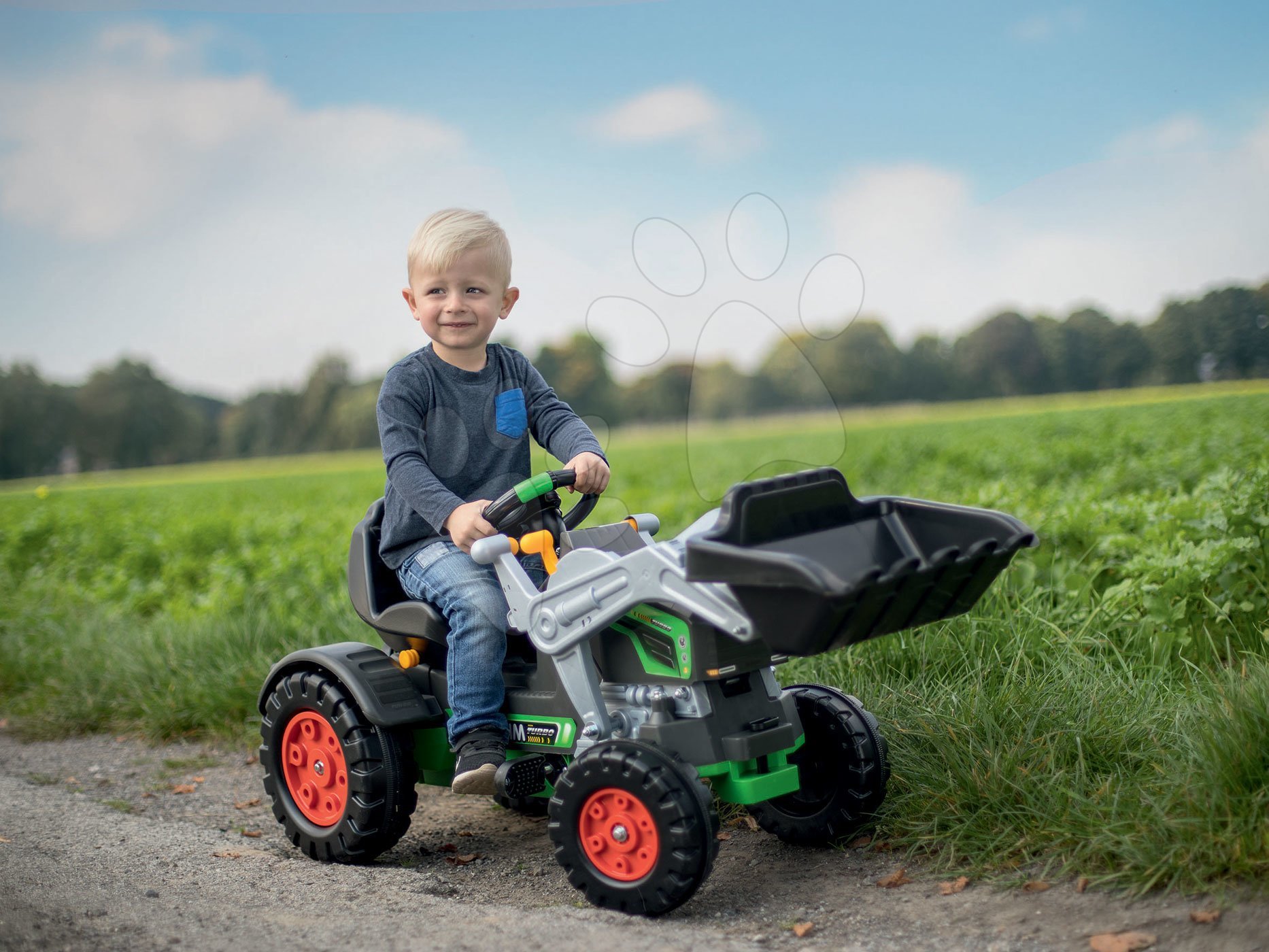 Tractor încărcător frontal Big Jim Turbo