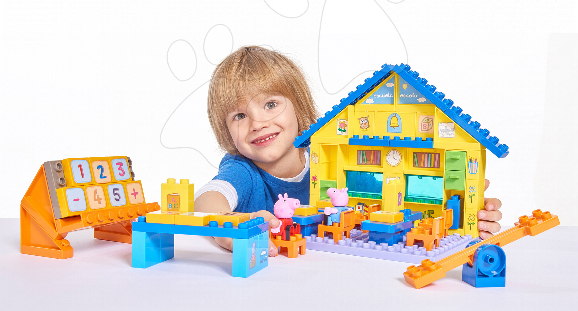 Peppa pig lego school shop
