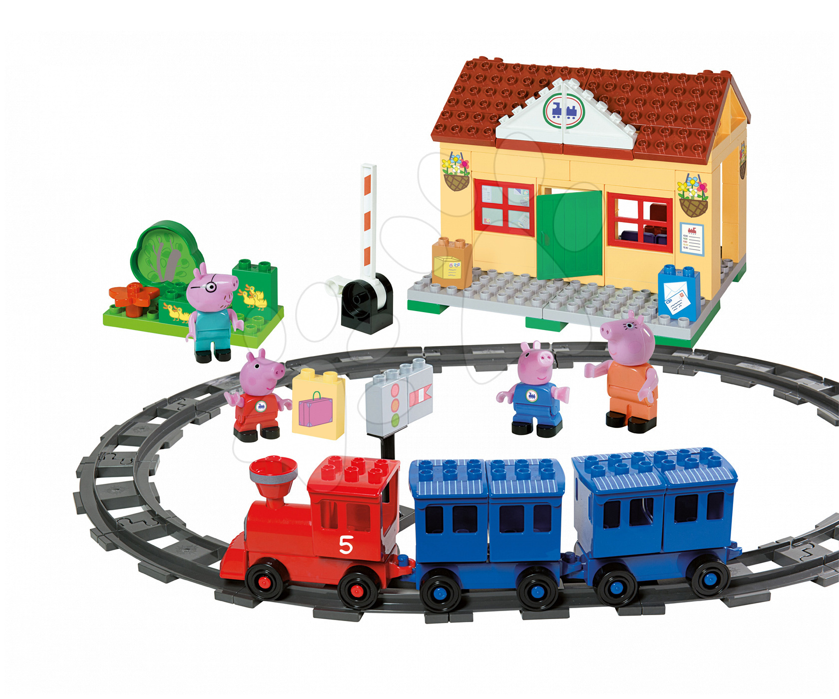 Peppa pig lego train hotsell