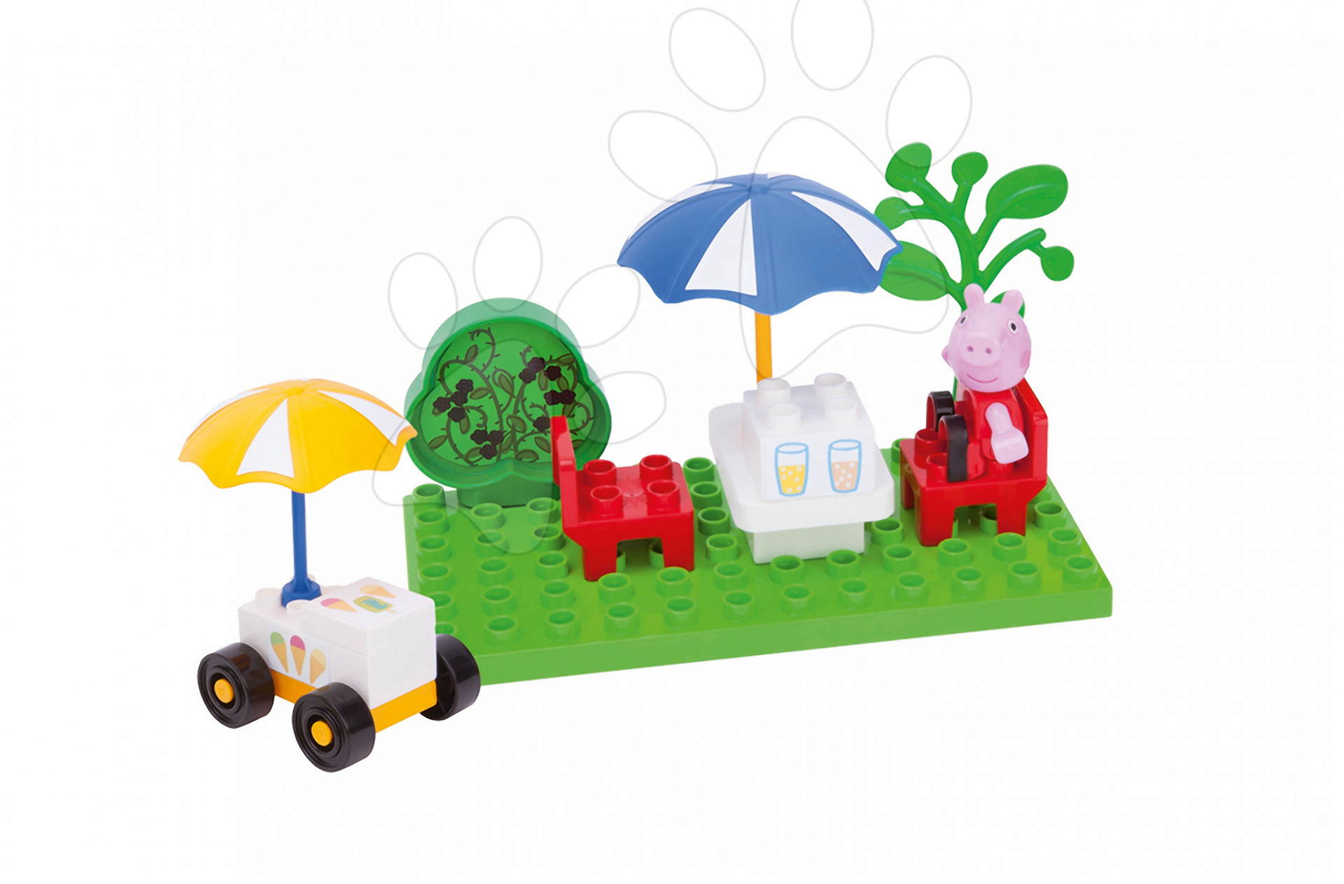 BIG dětská stavebnice Peppa Pig na zmrzlině PlayBIG Bloxx 57102-B