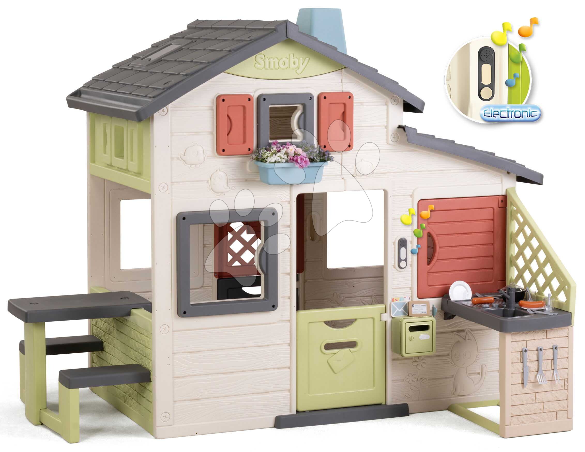 Friends House Life playhouse with doorbell Smoby