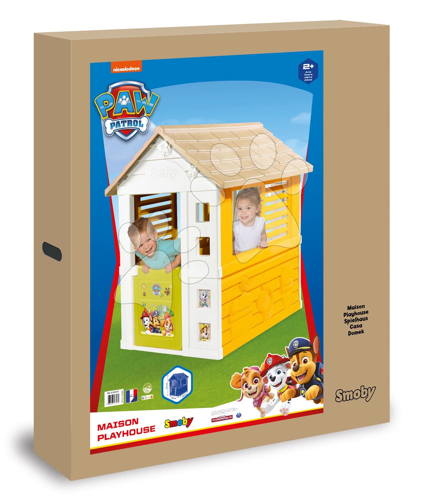 Casetta Paw Patrol Playhouse con filtro UV Smoby