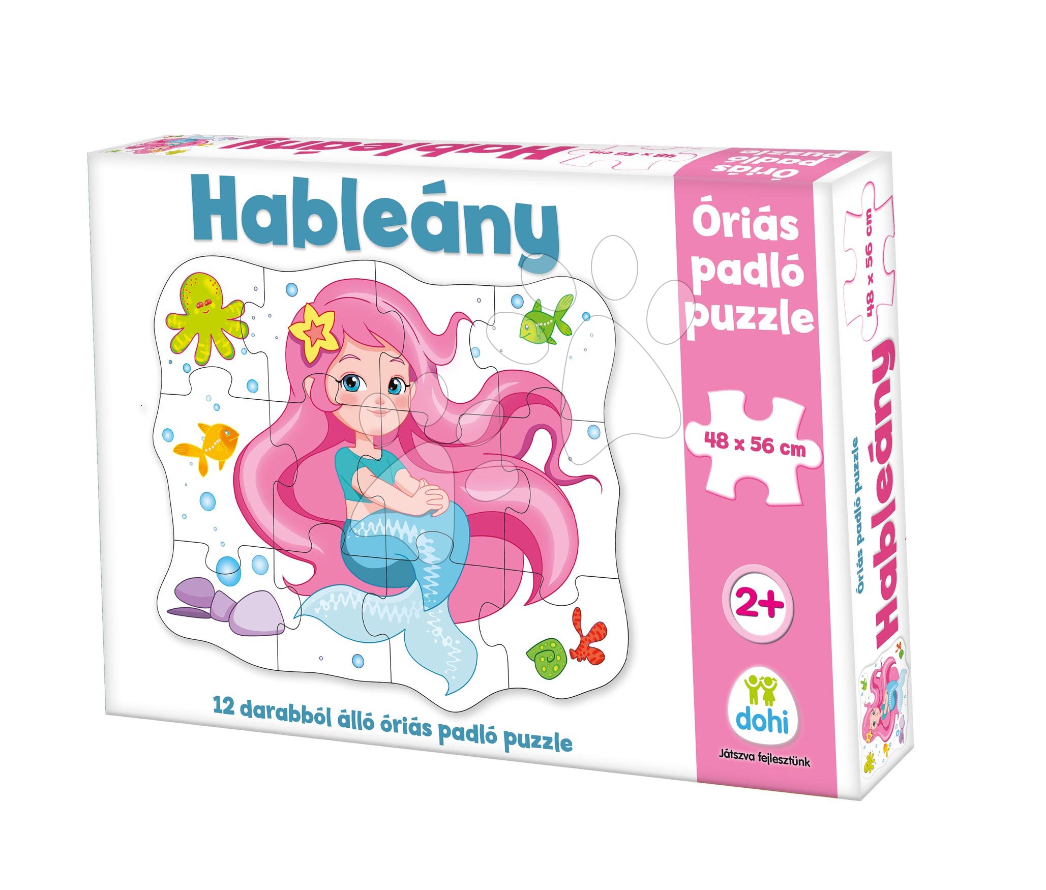 Padló puzzle hableány Dohány óriás 12 drb 24 hó-tól