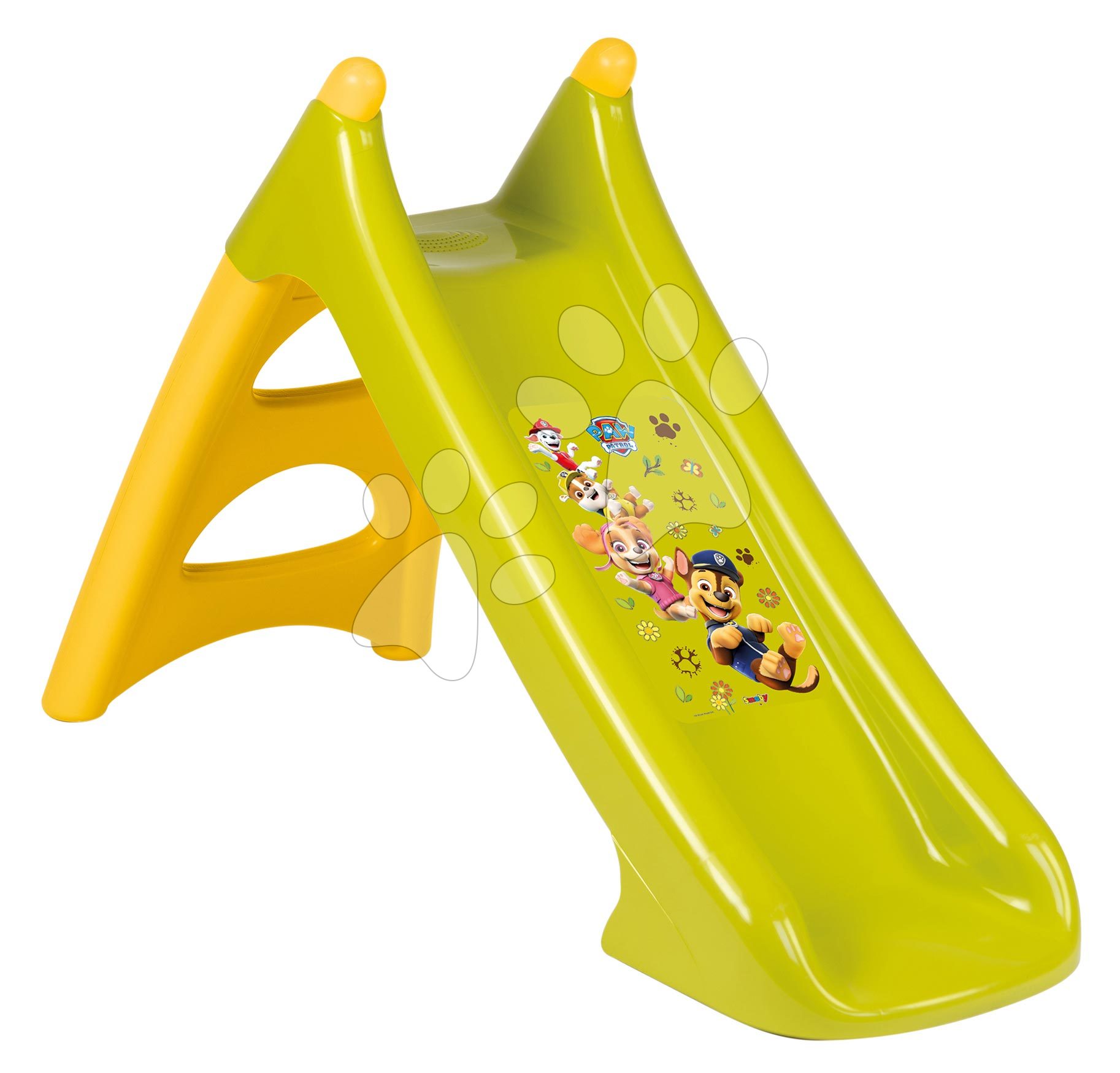 Csúszda nedvesítéssel Paw Patrol XS Slide Smoby 90 cm locsolócsőre köthető UV szűrő 24 hó-tól