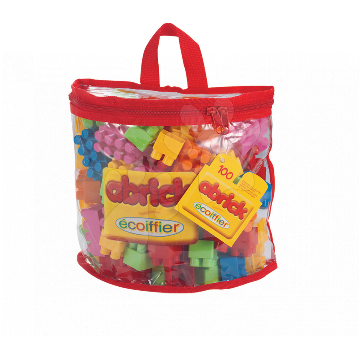 Ecoiffier Abrick 3349 Treno Colorato Con Mattoncini Impilabili, Numeri E Lettere, Per Bambini 18 Mesi +, Prodotto In Francia