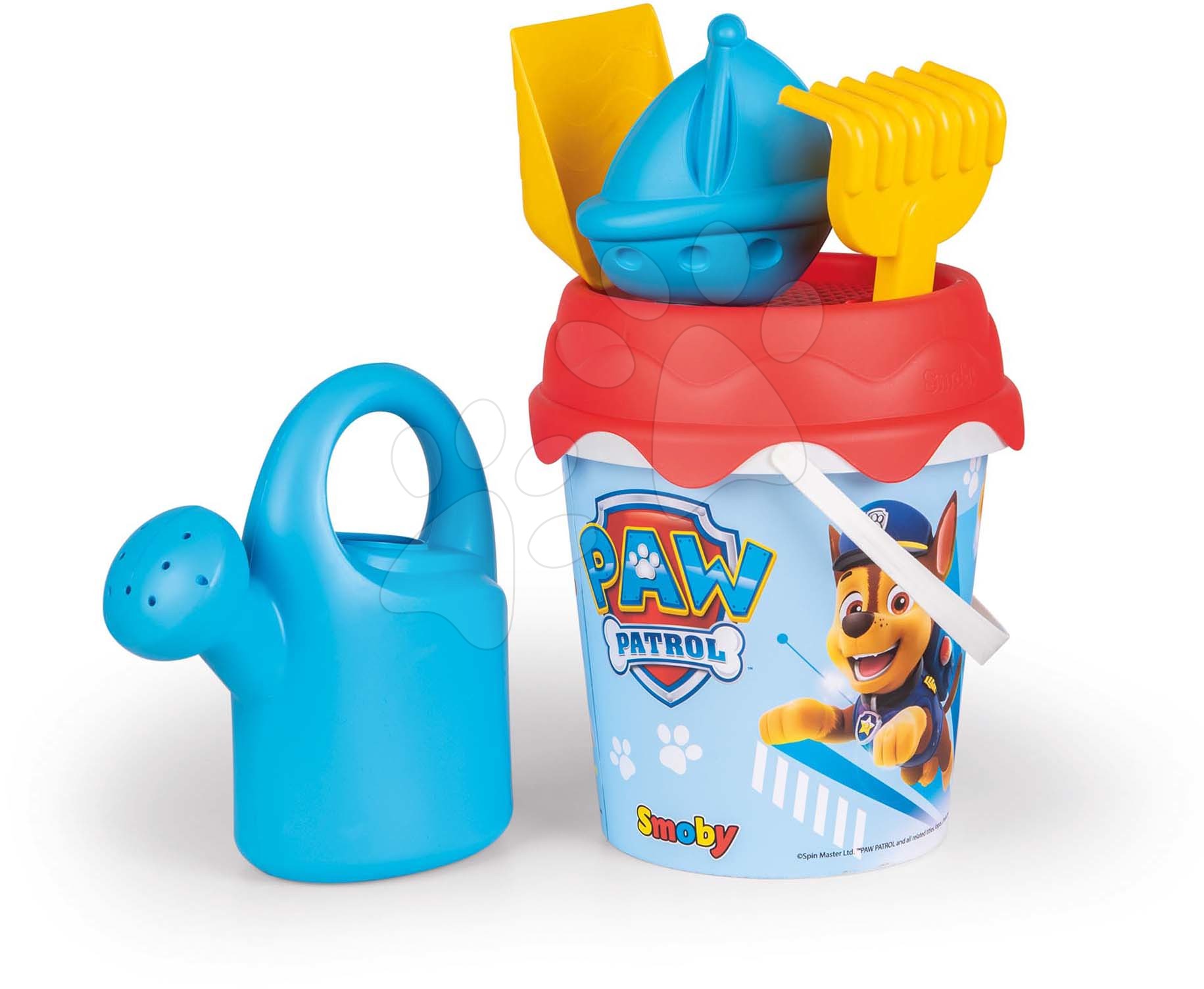 Vödör szett Paw Patrol Garnished Bucket Smoby locsolókannával 17 cm magas 18 hó