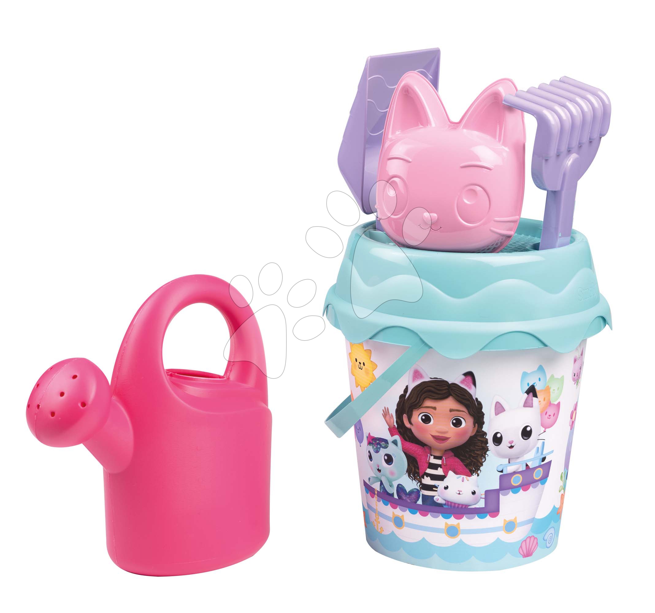 Kbelík set Gabby Garnished Bucket Box Smoby s konvičkou 17 cm výška od 18 měsíců